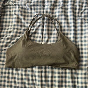 Aurola open back sports bra